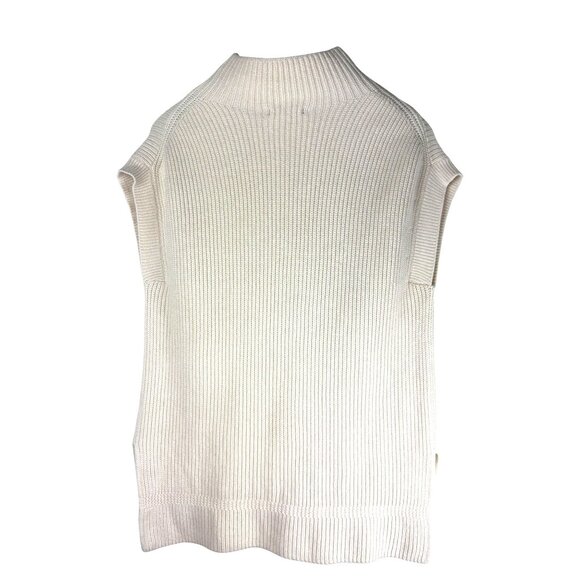Luxury Banana Republic Wool Blend Turtleneck Tunic Sweater Vest, Women's L - Picture 3 of 9